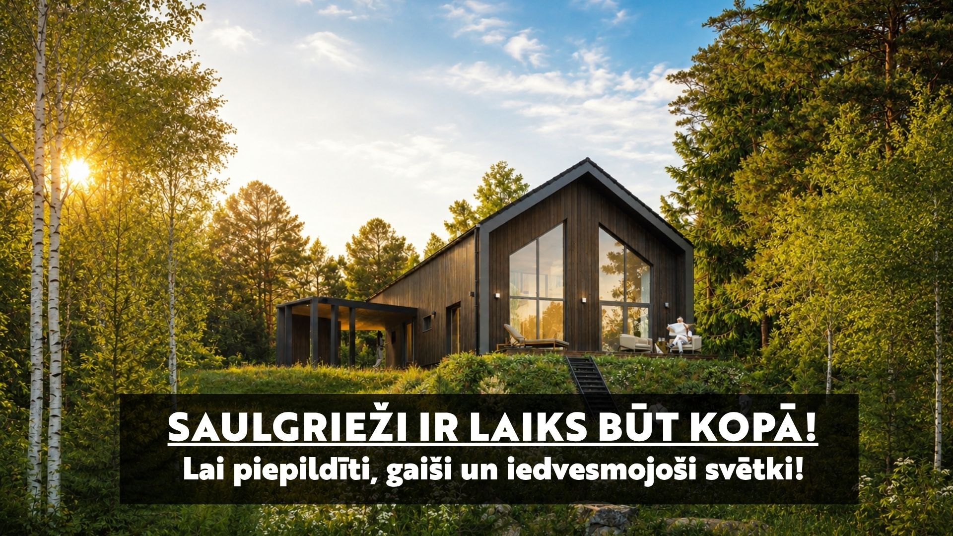 ĪSTĀ SVĒTKU SAJŪTA SĀKAS MĀJĀS!